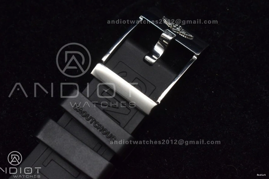 Edition Rubber Strap Automatic Black Superocean Bezel Orange Dial A2824 1:1 TF Best Black 44 On 1114